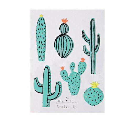 Cactus Puffy Stickers