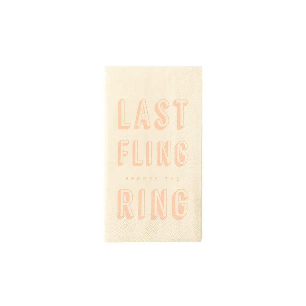 Last Fling Guest Napkin