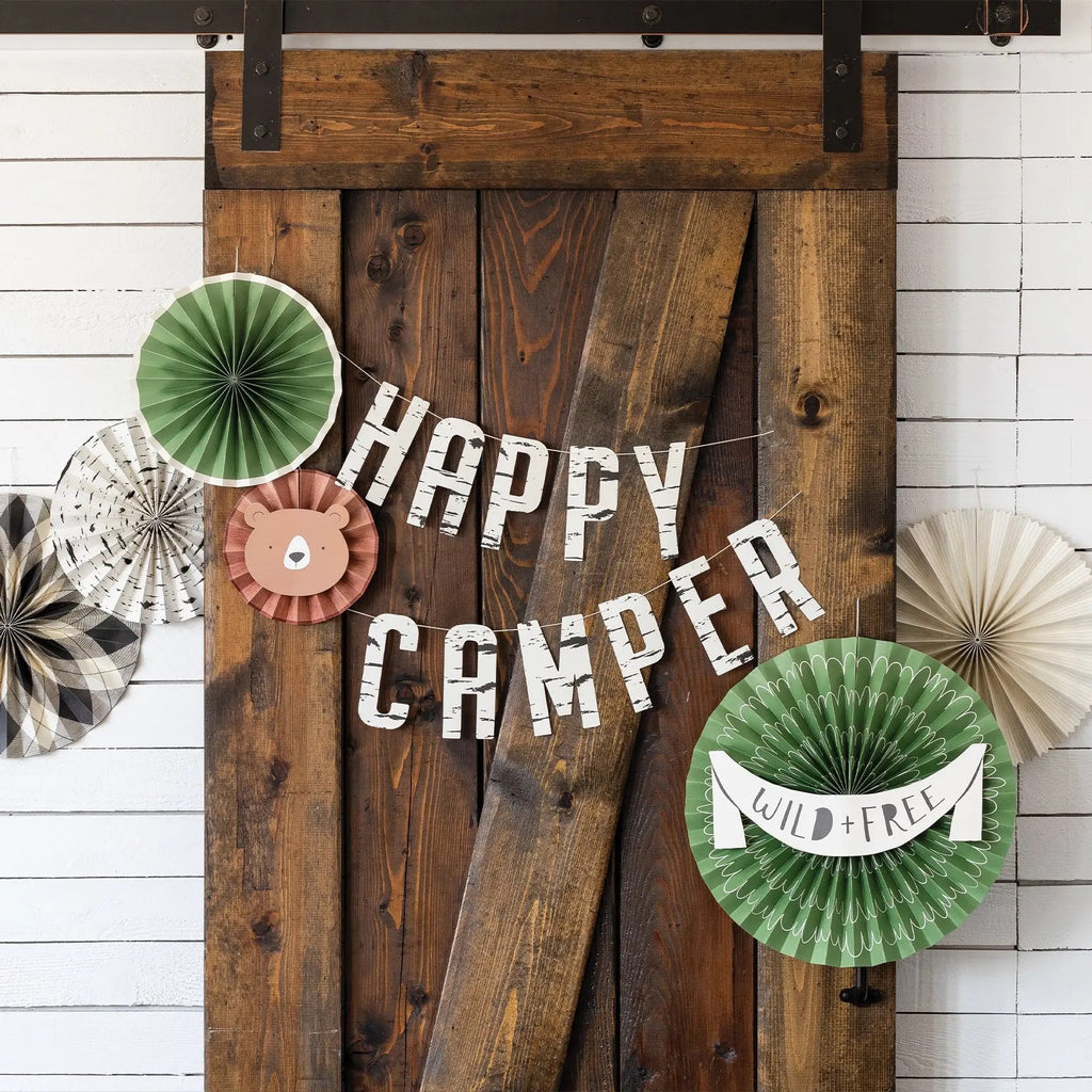 Adventure Happy Camper Banner