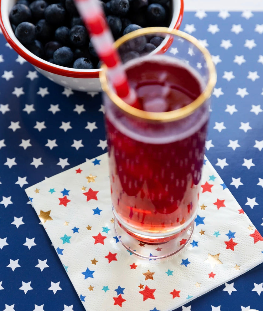 Blue Stars Table Runner