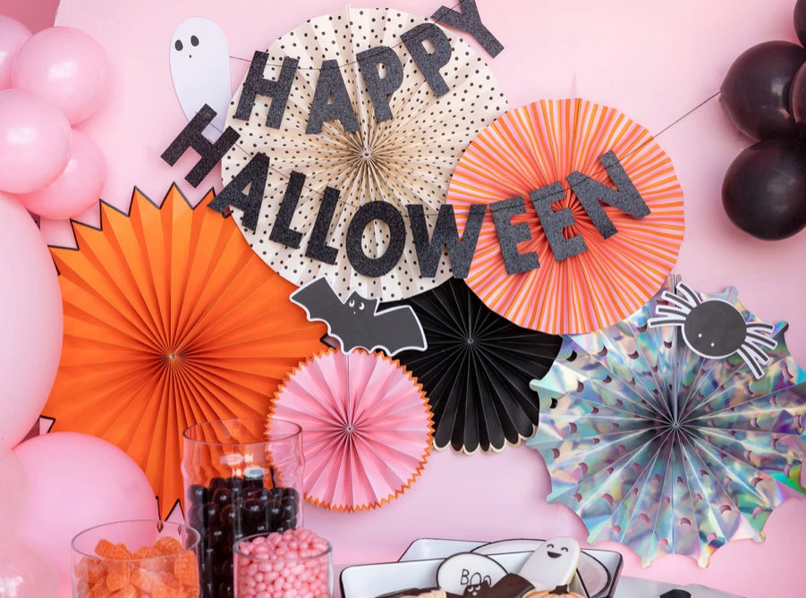 Happy Halloween Glitter Word Banner