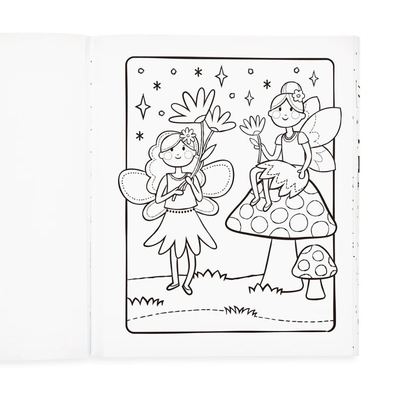 Princesses and Fairies Coloring Book