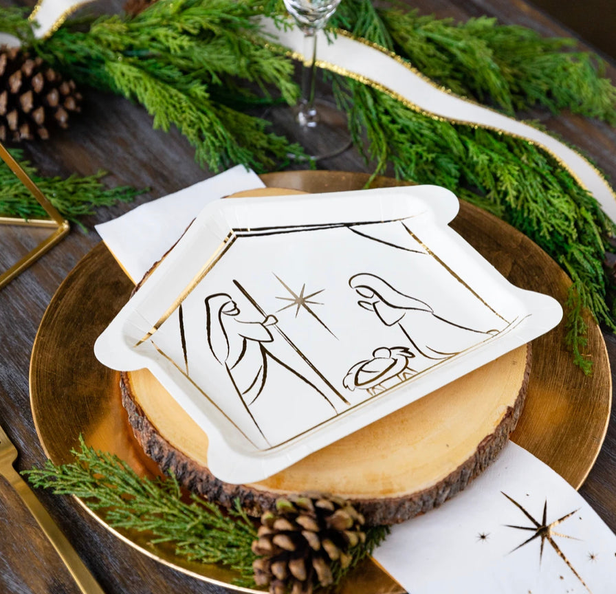 Silent Night Star Guest Napkin