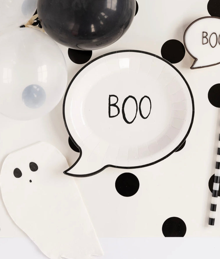 Happy Haunting Boo Plate