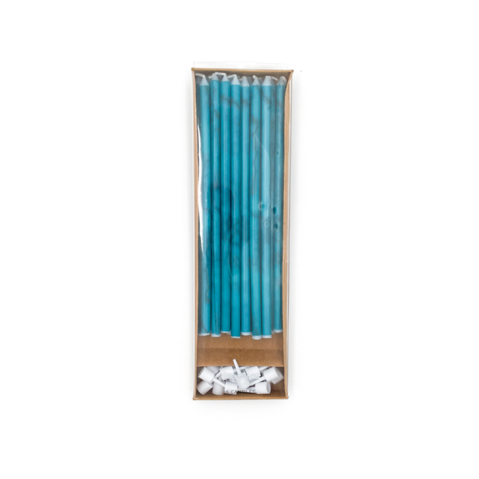 Turquoise Stone Candles