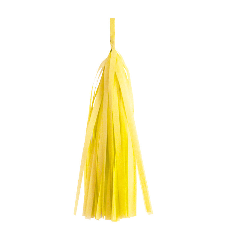 DIY Tassels- Yellow