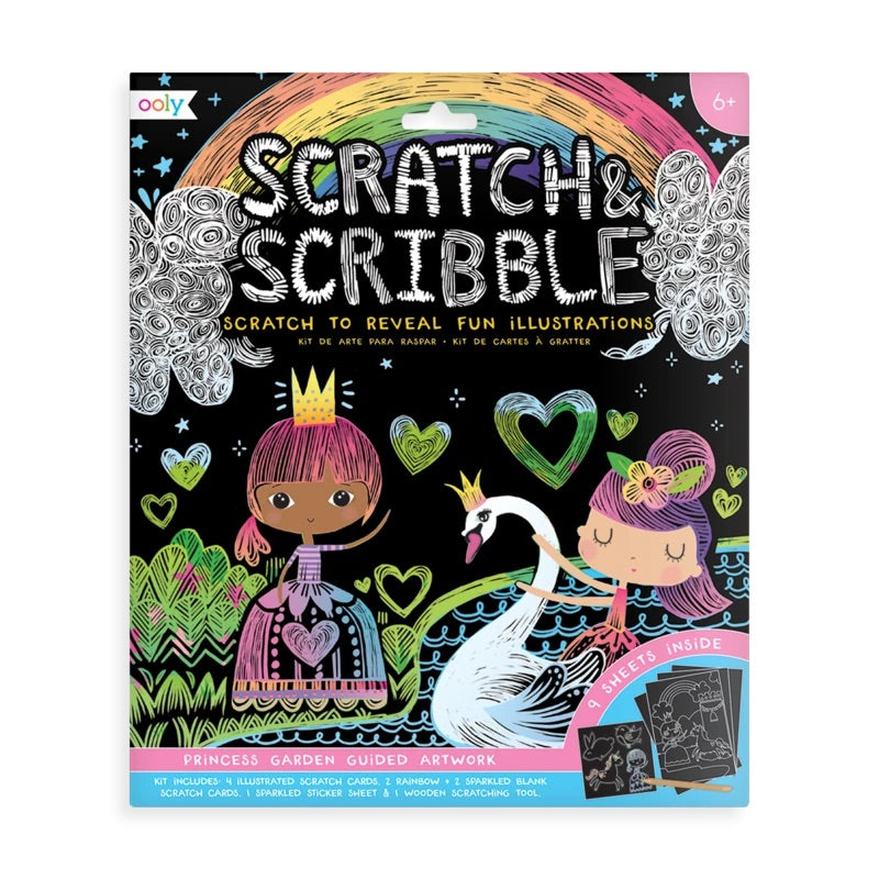 Princess Garden Scratch and Scribble