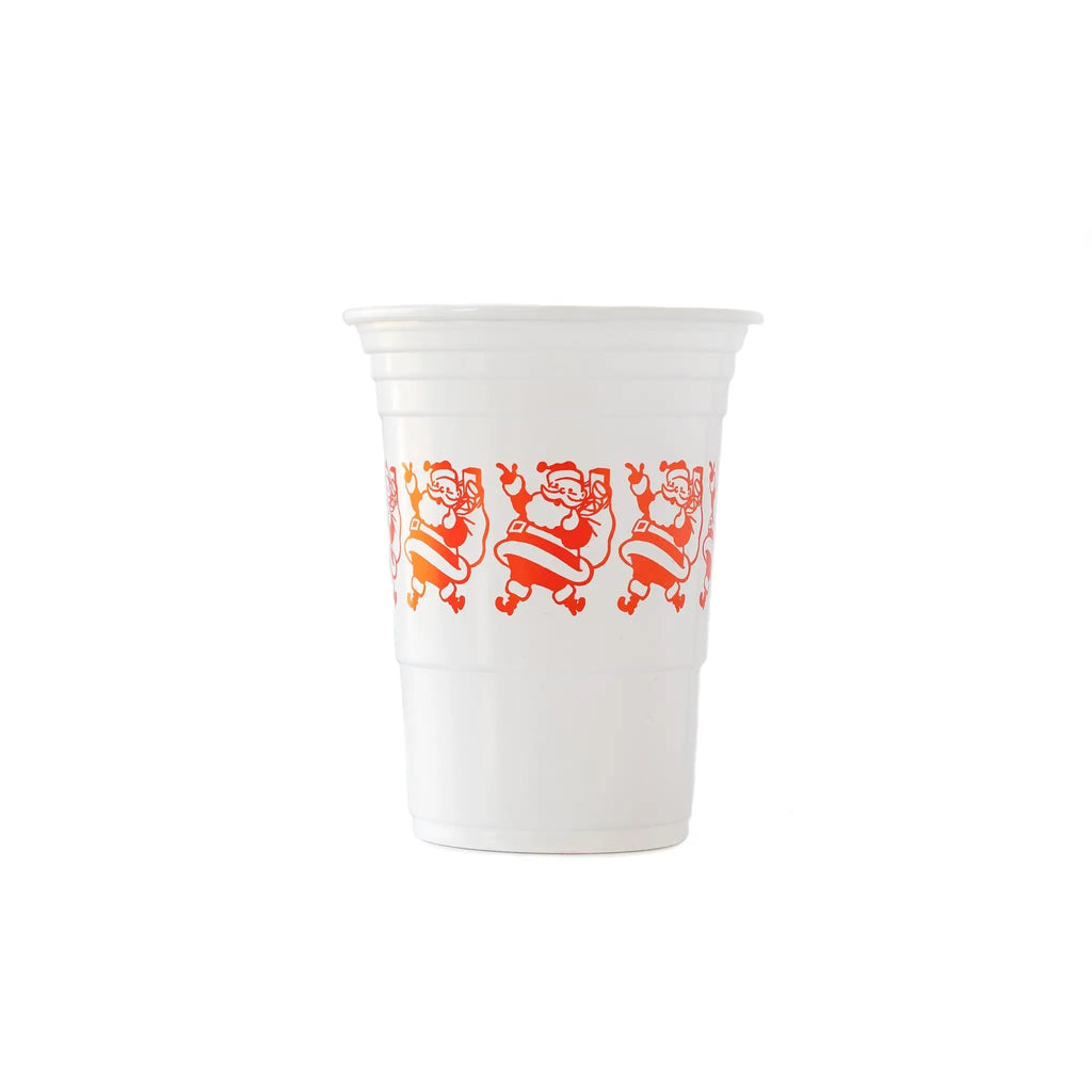 Santa 16oz Plastic Cup