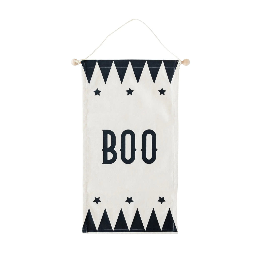 Vintage Halloween Boo Hanging Canvas