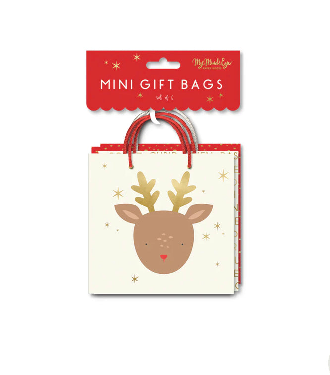 Dear Rudolph Mini Gift Bags