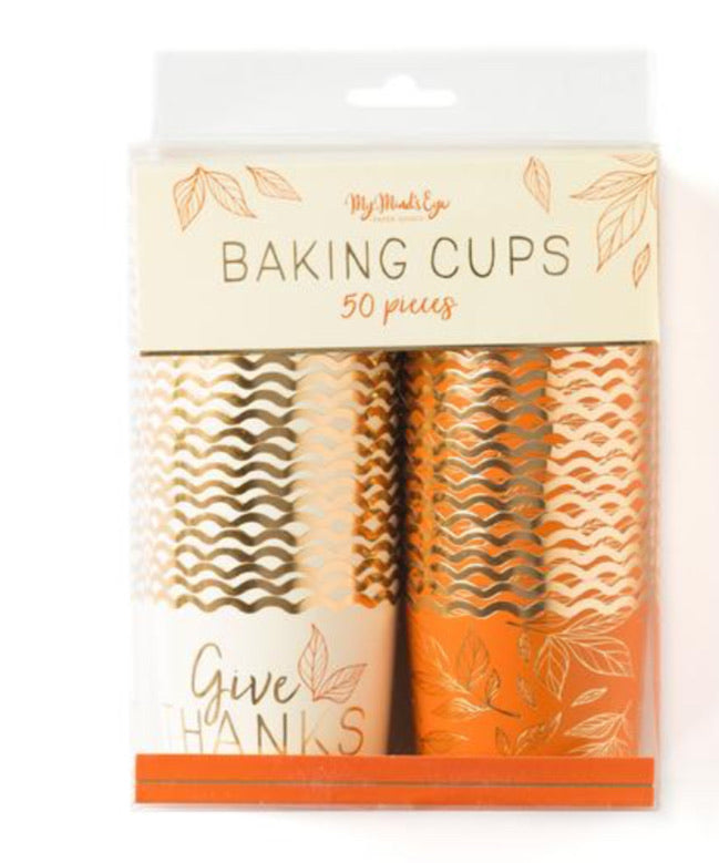 Give Thanks Baking Cups