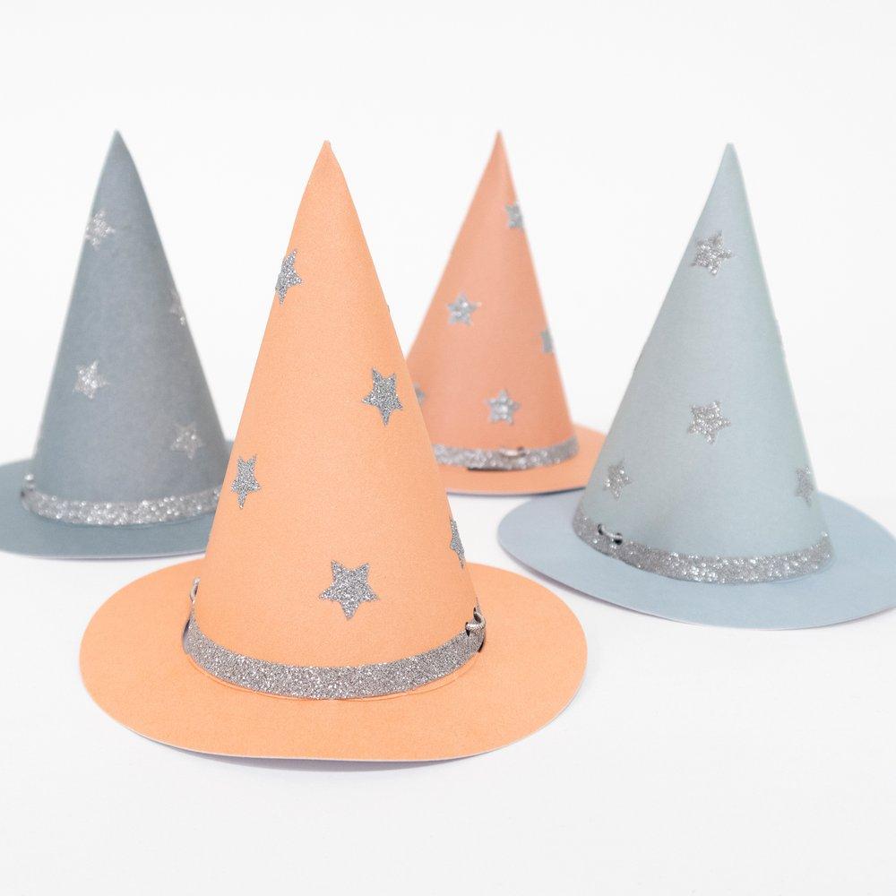 Pastel Halloween Mini Witch Hats