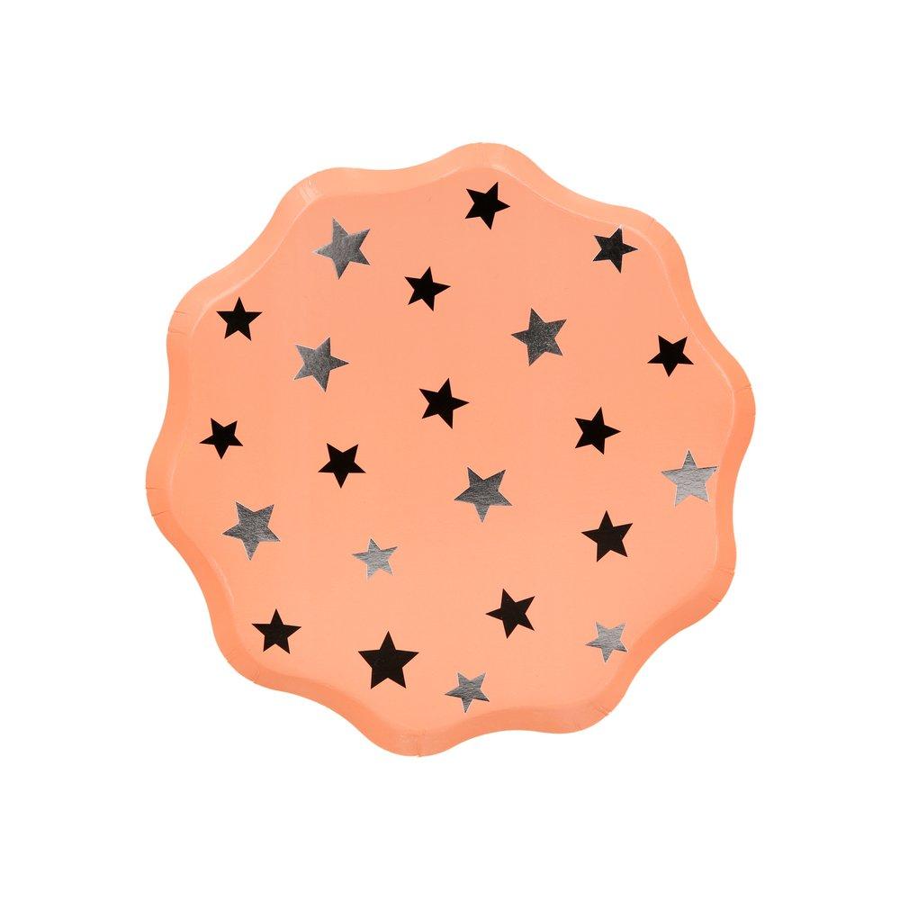 Pastel Star Halloween Plates