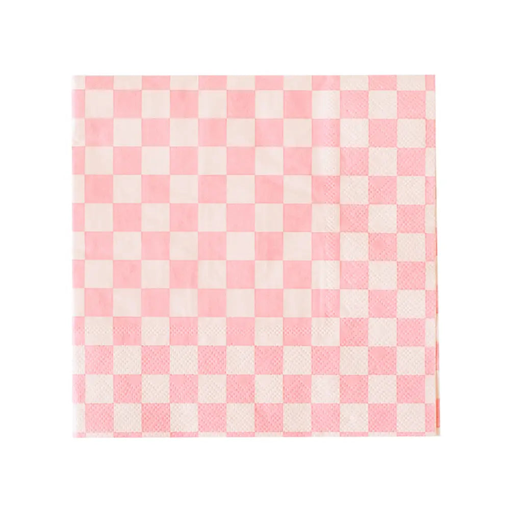 Check It! Tickle Me Pink Large Napkin