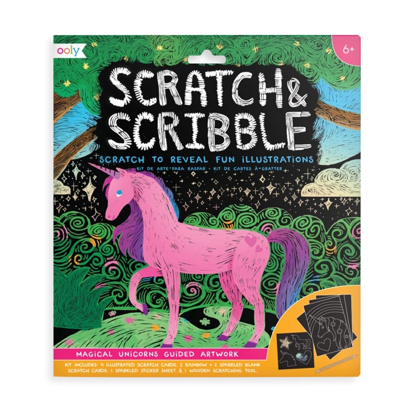 Magical Unicorn Scratch and Scribble Set