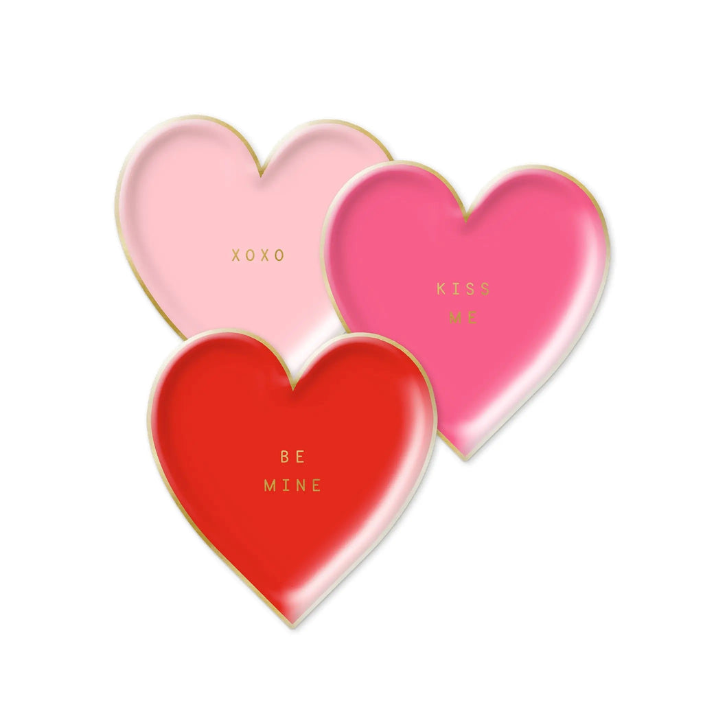 Conversation Heart Plates