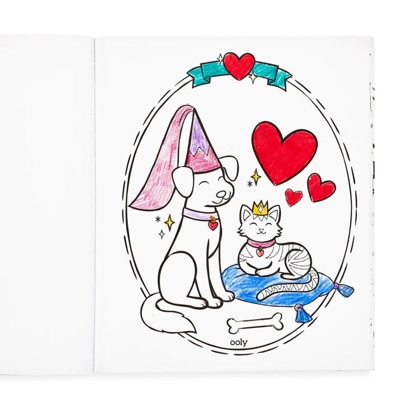 Princesses and Fairies Coloring Book