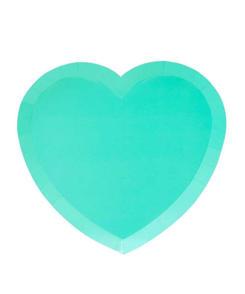 Oh Happy Day I Heart Neon Heart Plates