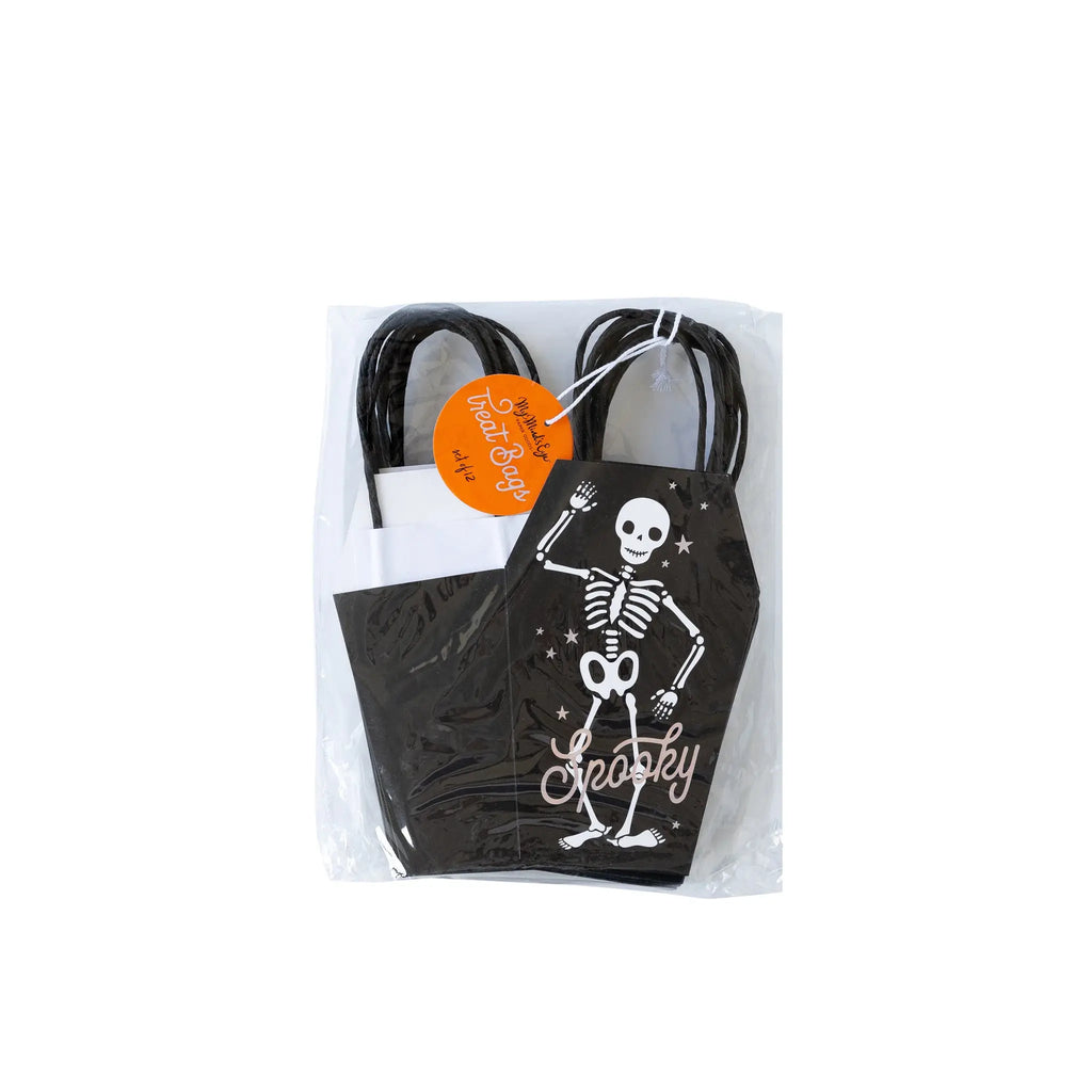 Holographic Skeleton Treat Bags