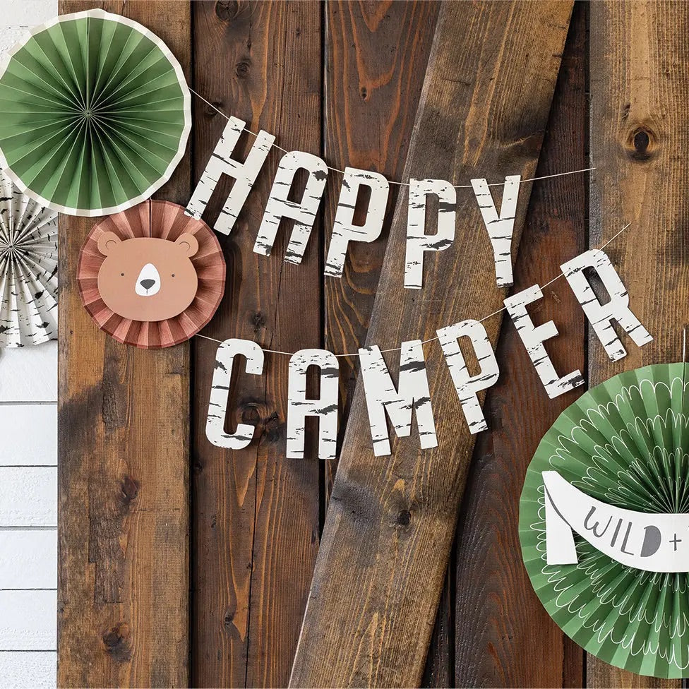 Adventure Happy Camper Banner