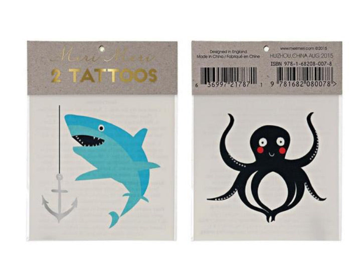 Sea Creature Tattoos