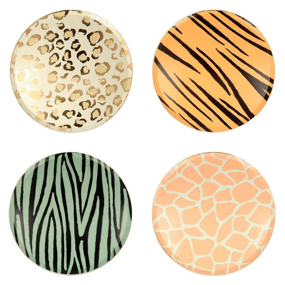 Safari Animal Print Dinner Plates