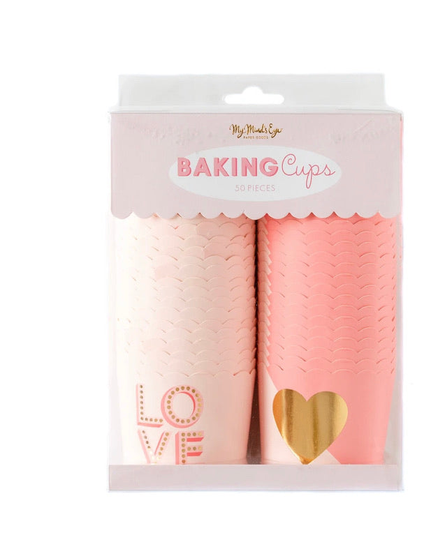 Foiled Love Baking Cups