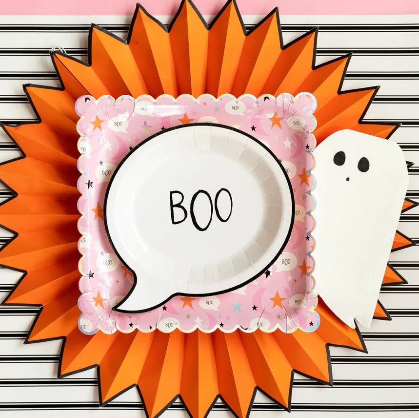 Happy Haunting Boo Plate