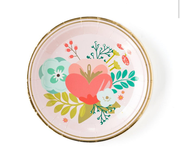 Garden Party 7" Floral Plate