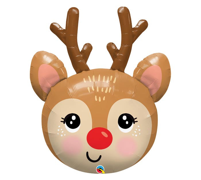 35" Red Nosed Reindeer Balloon