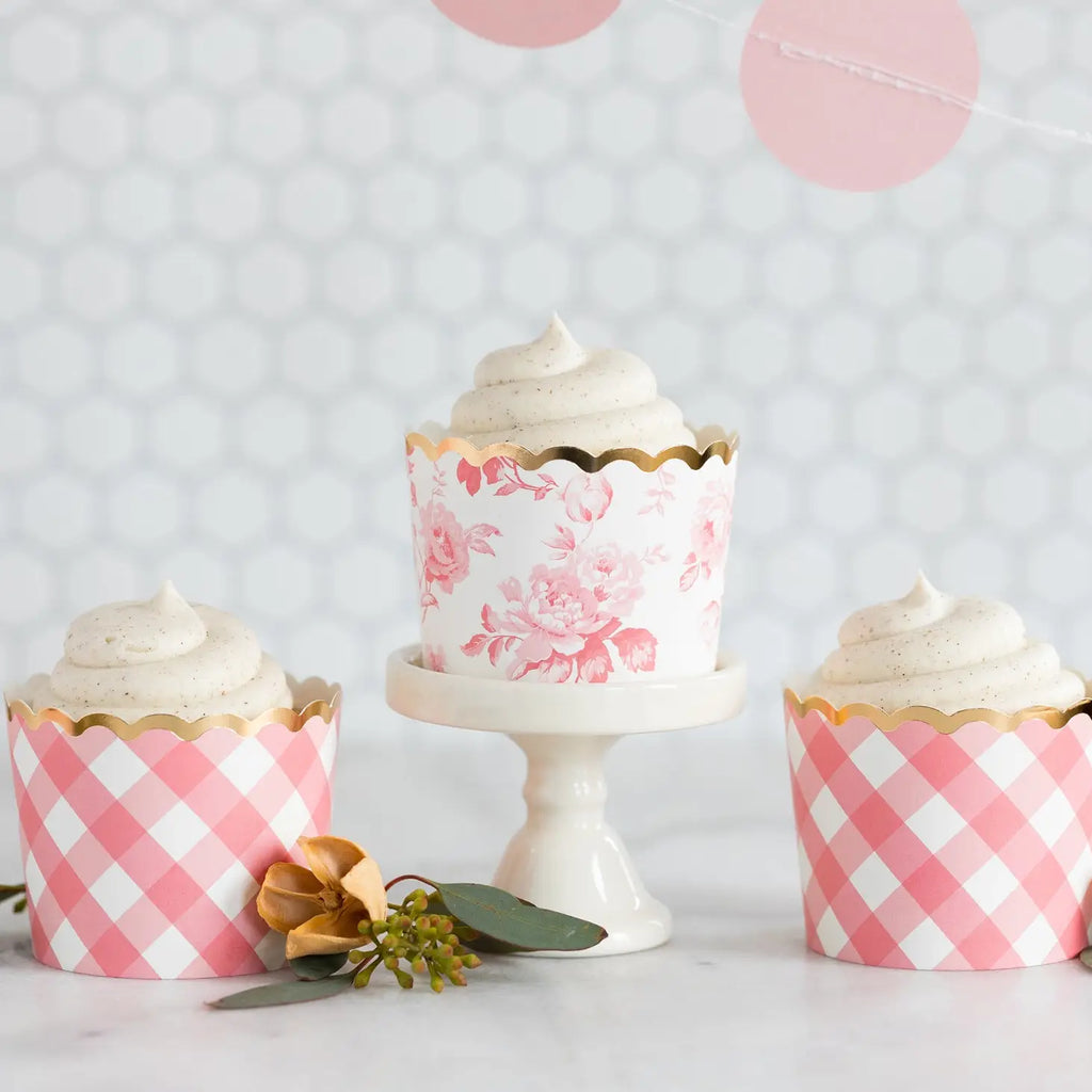 Pink Picnic Baking Cups