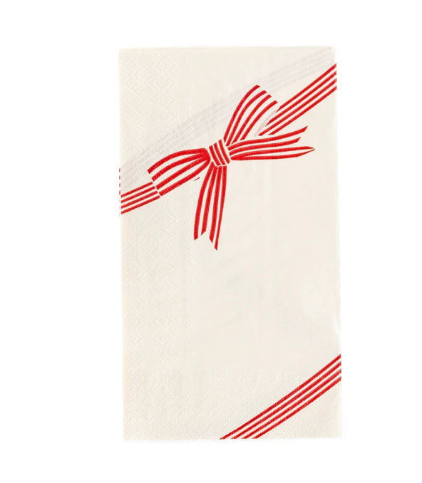 Cream Bow Guest Towel Napkin