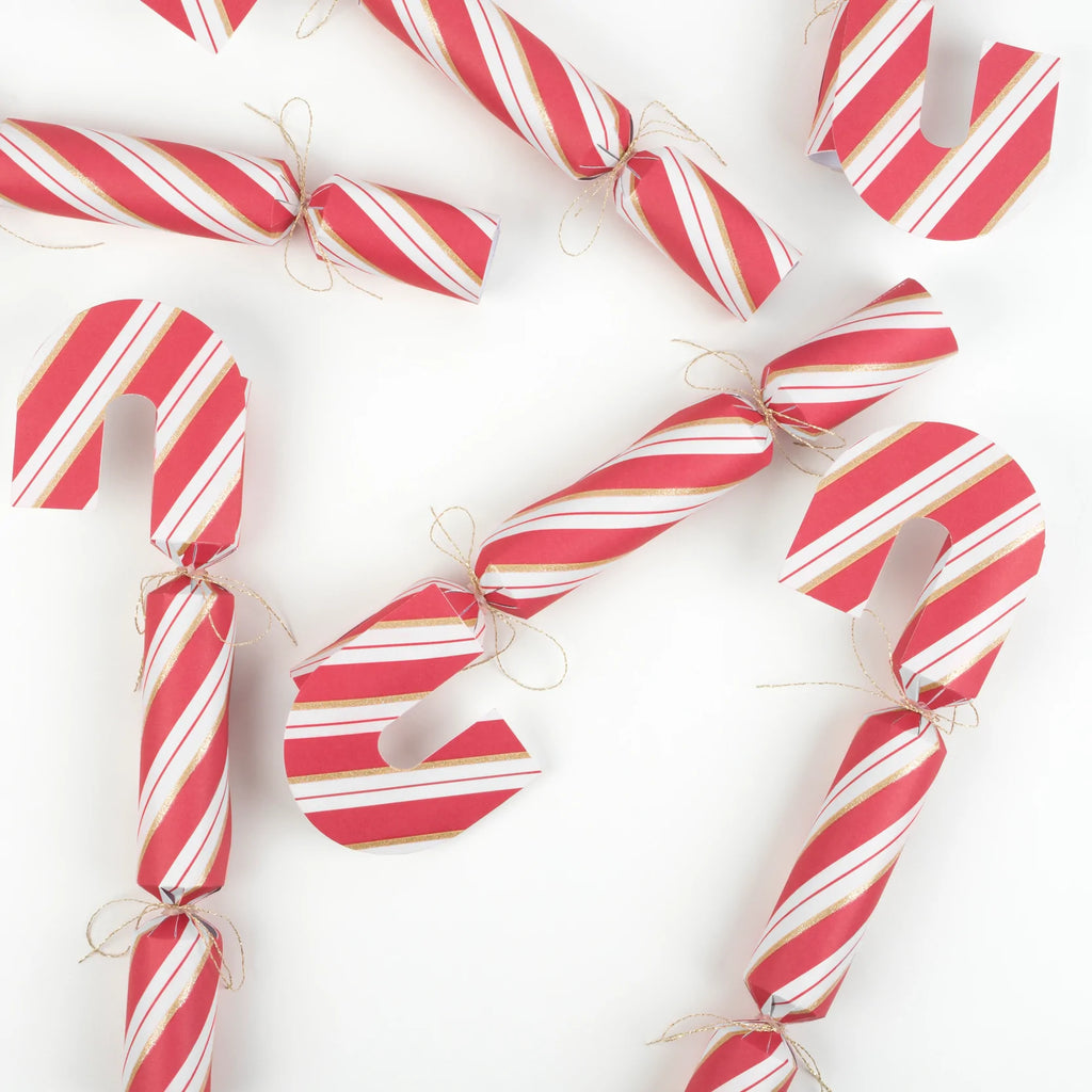 Candy Cane Shaped Crackers