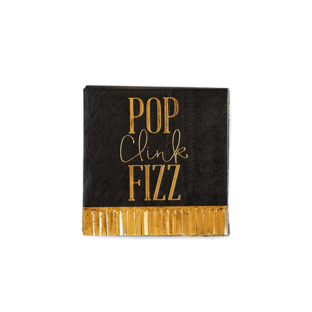 POP CLINK FIZZ Cocktail Napkin