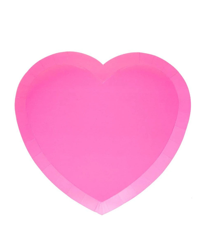 Oh Happy Day I Heart Neon Heart Plates