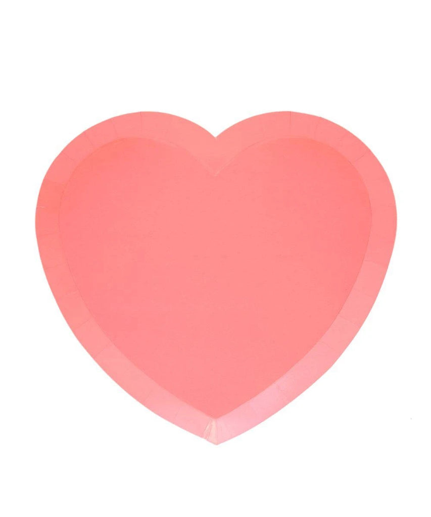 Oh Happy Day I Heart Neon Heart Plates