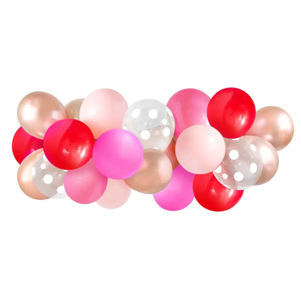 Red & Pink Balloon Garland