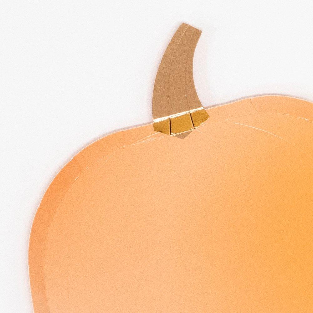 Ombre Pumpkin Plates