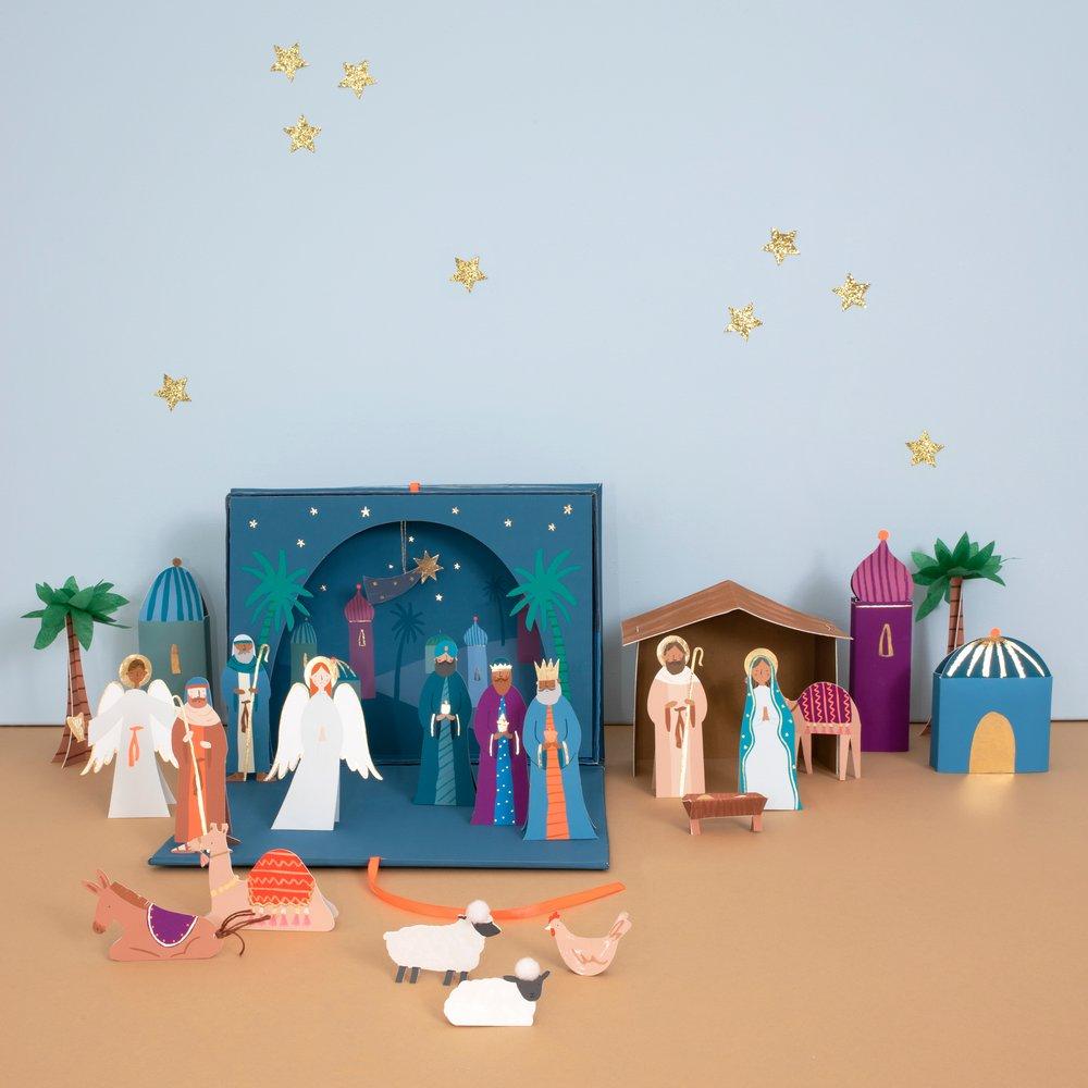 Nativity Paper Advent Calendar