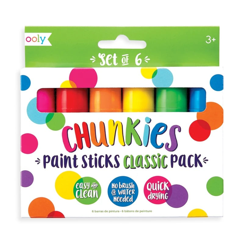 Chunkies Paint Sticks- Classic Pack- Set of 6