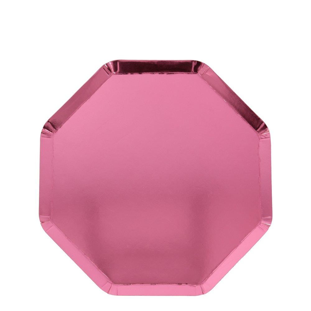 Metallic Pink Side Plates