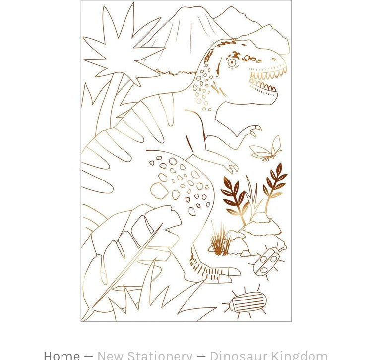 Dinosaur Kingdom Coloring Posters
