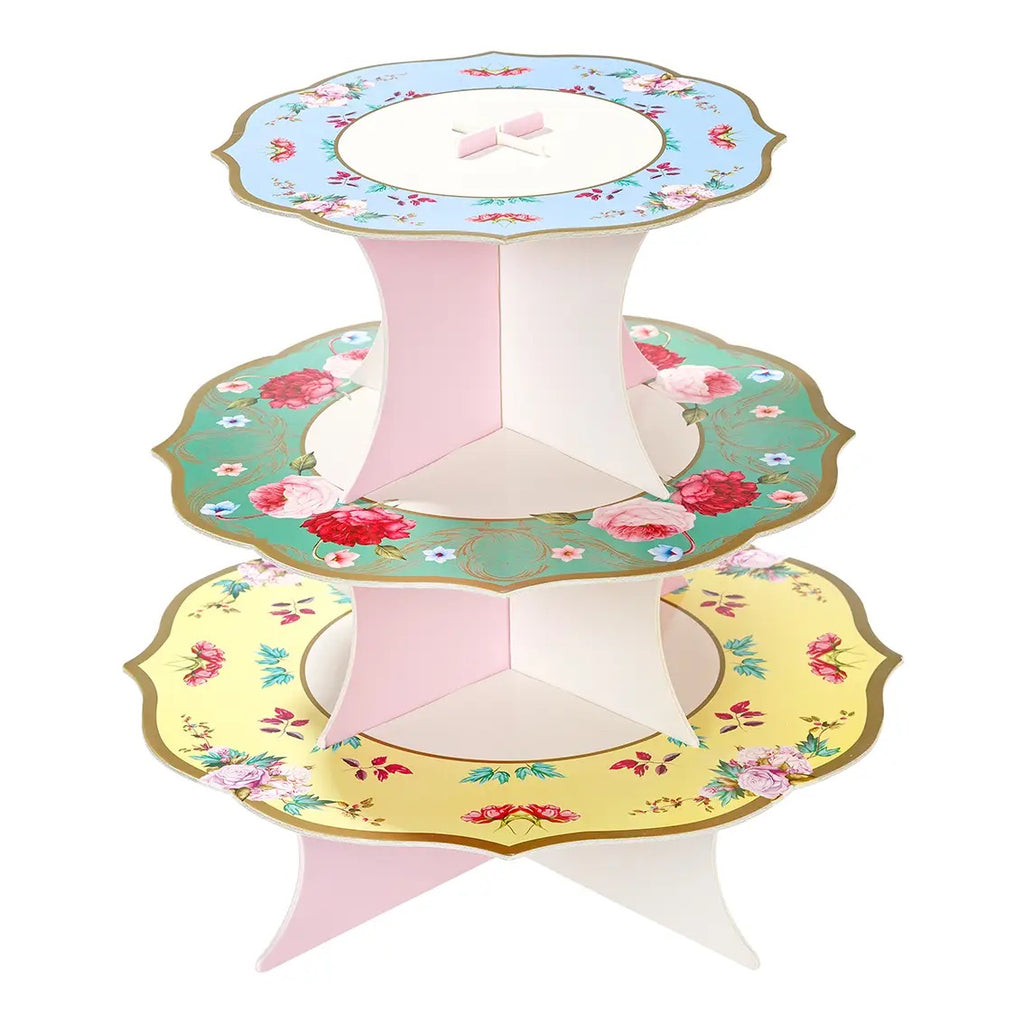 Truly Scrumptious Floral Cake Stand
