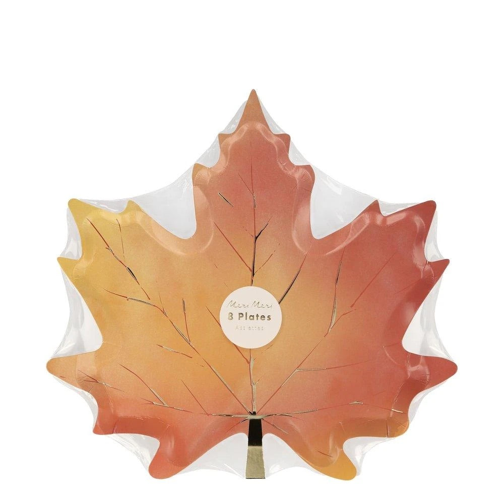 Maple Leaf Plates