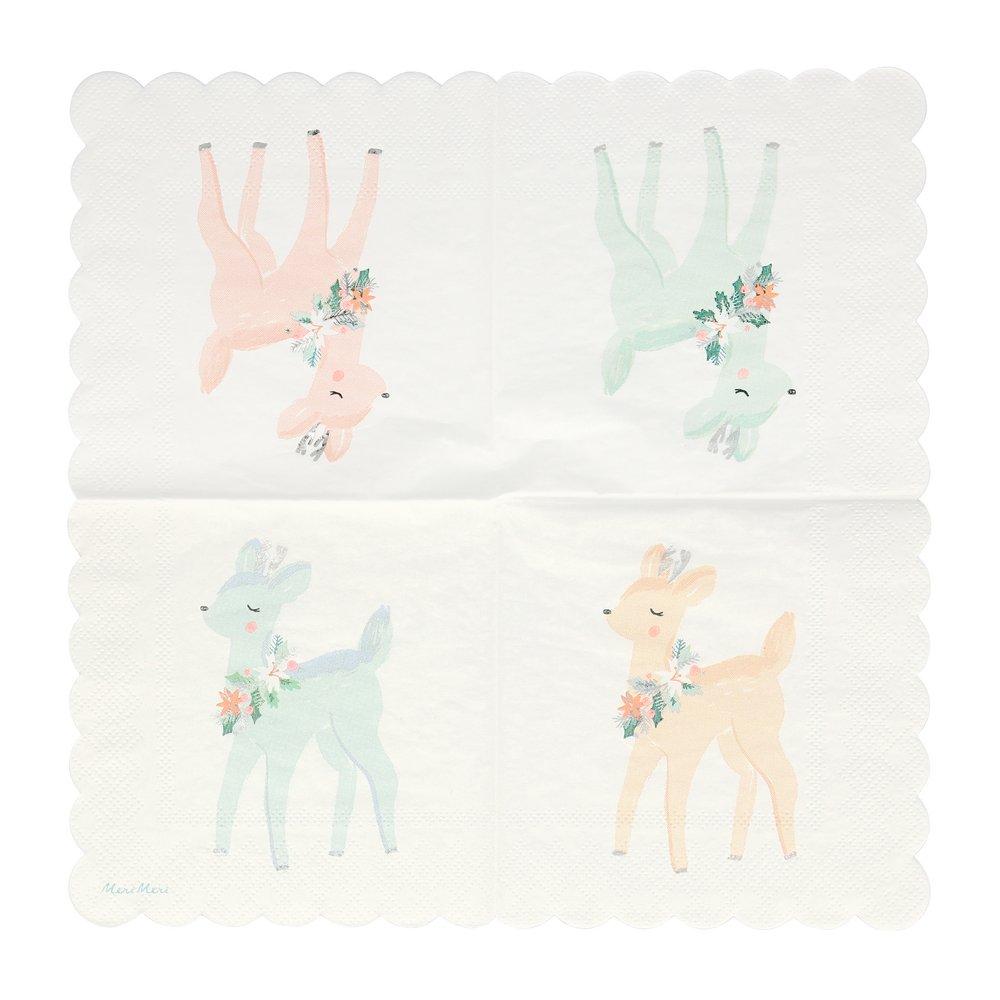 Pastel Deer Napkins