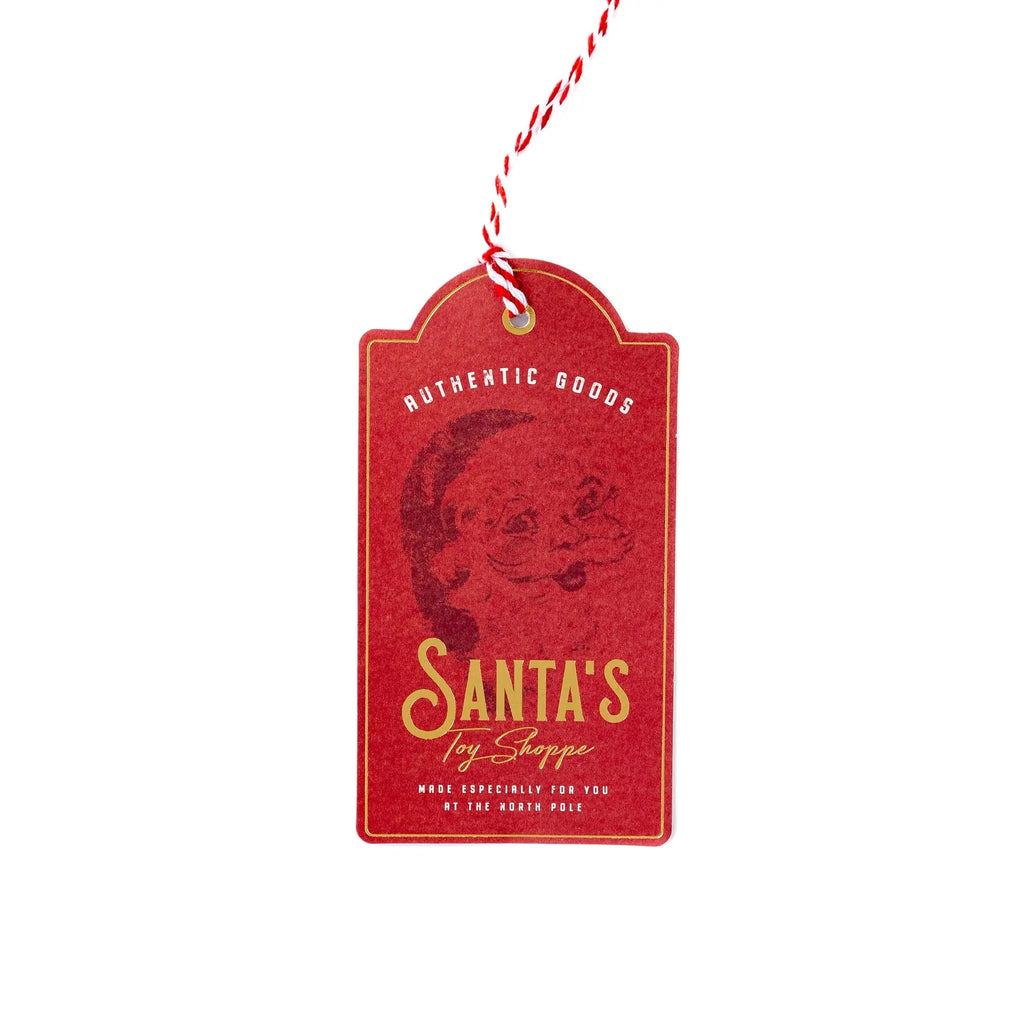 Smiling Santa Oversized Gift Tag