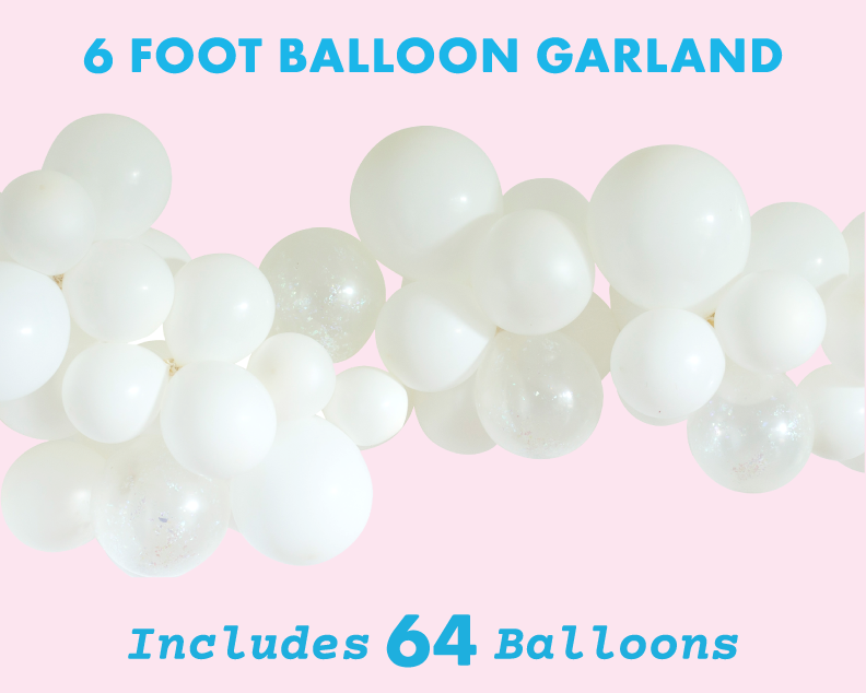 Let it Snow Balloon Garland